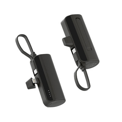 Хорошая цена. Компактный ABS Black Lithium Polymer Tail Plug Powerbank 5V/2.1A Решение для зарядки онлайн