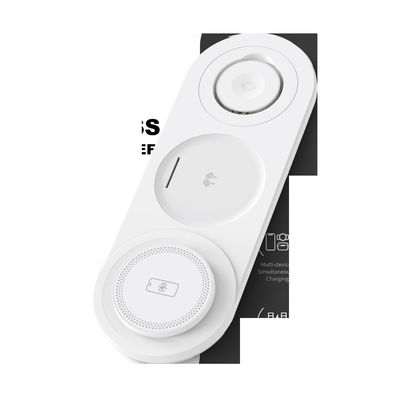 Многоустройство беспроводной зарядной станции 3 в 1 для iPhone Apple Watch AirPods с мощностью 10W / 7,5W / 5W Type C