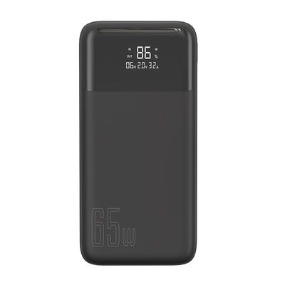 Хорошая цена. Черный 65w Power Bank 20000mah Универсальный Power Bank Встроенный в фонарик онлайн