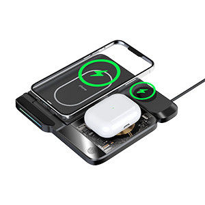 Хорошая цена. ODM OEM Powerbank Беспроводное зарядное устройство 110-205KHz Частота зарядки 2-8 мм Расстояние зарядки онлайн