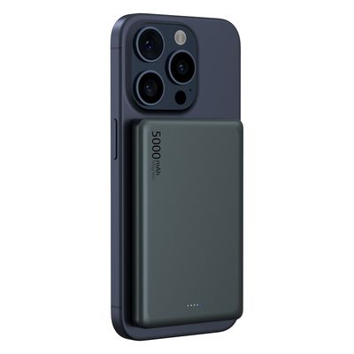 Магнитный аккумулятор с беспроводным выходом 5W 7.5W 10W ABS PC Алюминиевая слияние Ли полимерная батарея