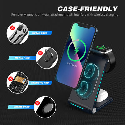 Многоцветный Power Bank Powerbank Wireless ABS PC Type C Интерфейс DC 5V 2A 9V 1.8A Мощность зарядки