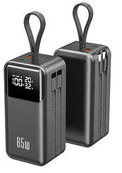 Хорошая цена. Новый 65 Вт ультра компактный мини-электростанция с встроенными кабелями онлайн