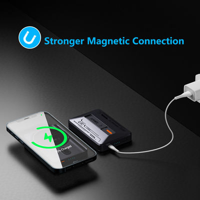 Хорошая цена. OEM Магнитный Power Bank мини компактный магнит powerbank беспроводное зарядное устройство онлайн