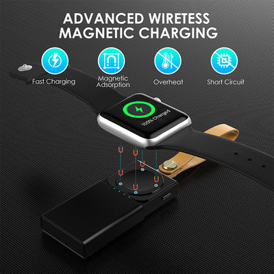 Хорошая цена. Черный пластиковый мини-электростанция Iwatch зарядное устройство Универсальная совместимость с литий-ионной батареей онлайн