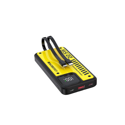 Хорошая цена. 22.5W 10000mAh Портативный энергораспределительный энергобанк с ПД зарядкой онлайн